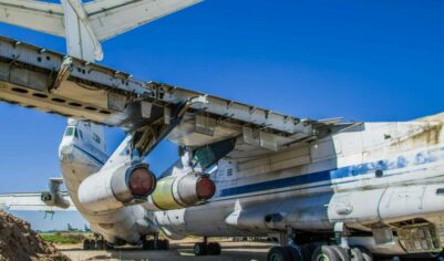 Я подумал, что это свалка с самолётами Ил-76, а оказалось они ждут модернизации ✈️??