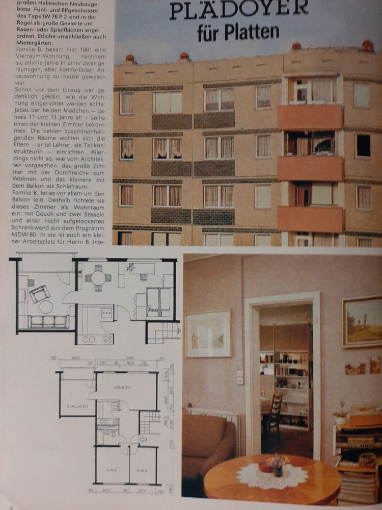 Маленькие квартиры из журналов ГДР 1977-1980 годов0
