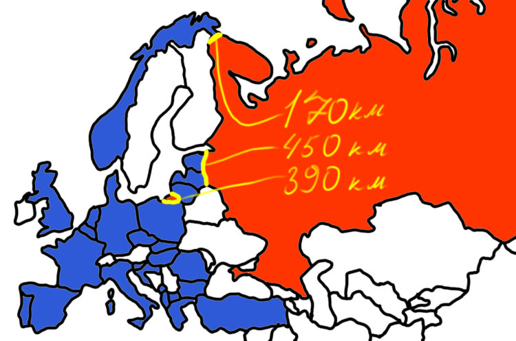 Наглядно об опасности вступления в НАТО Финляндии и Швеции для России0