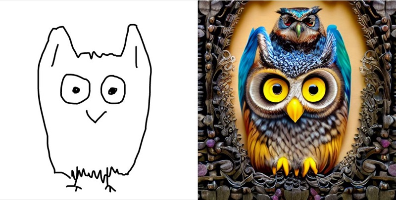 нейросеть Scribble Diffusion
