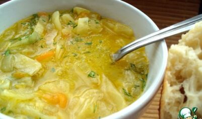 Простой куриный суп с кабачками на каждый день