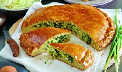 Пирог с капустой и яйцом «Как у бабушки»