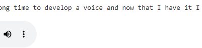 Text to speech
