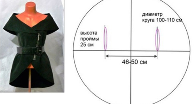 Выкройка шикарного жилета0