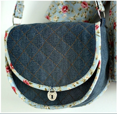 Сумки из ненужных джинсов7