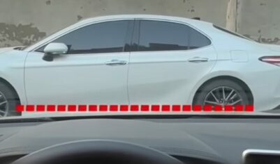 Крутые и очень простые лайфхаки, как легко понимать габариты авто, и никогда не царапать машину, легко запомнить