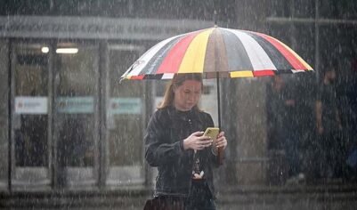 Синоптики сообщили о пасмурной и дождливой погоде в Москве 24 октября