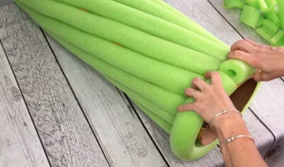 Делаем колонну в античном стиле из аквапалок