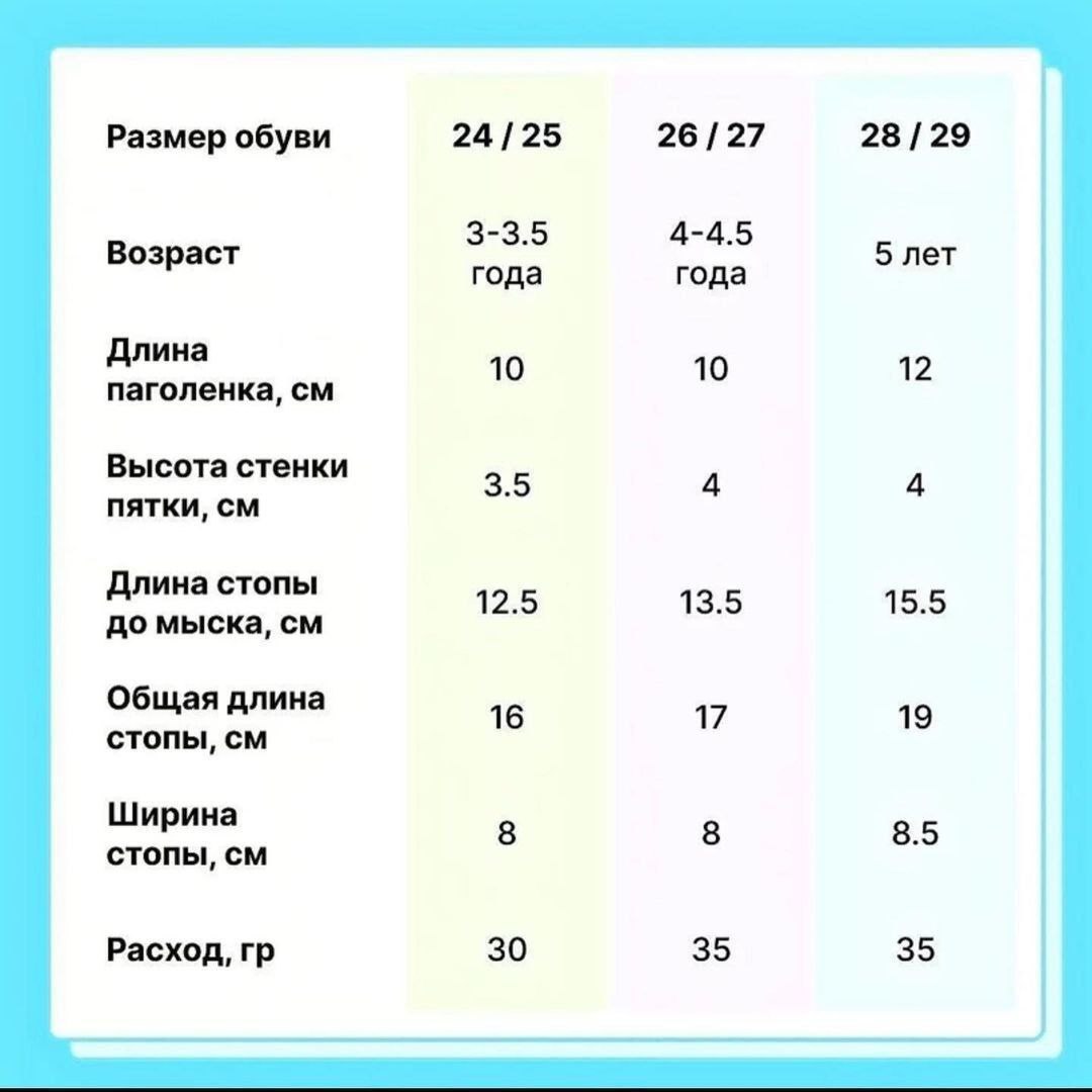 Таблица размеров для вязанных носков с яркими полосками, выполненных из мягкой пряжи с разноцветными нитями, идеально подходит для определения точных параметров и комфортной посадки.3