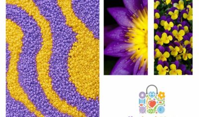 Палитра бисера «Анютины глазки»