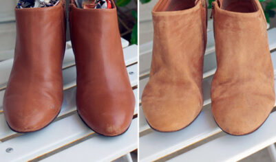 Превращаем кожаную обувь в замшевую своими руками