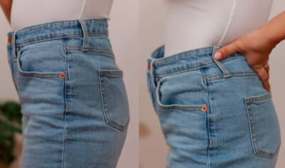 Как заузить джинсы в талии вручную без машинки