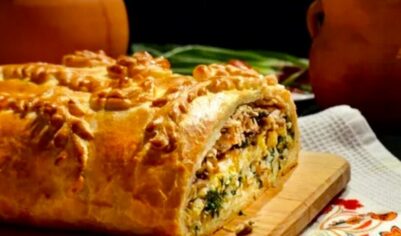 Царская кулебяка на праздничный стол 👑