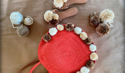 Сабо с помпонами