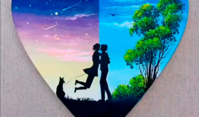 Картина «Влюбленные» на День святого Валентина