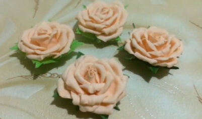 Как сделать цветы из фоамирана