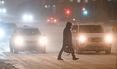В Москве и области снегопад может продлиться всю предстоящую ночь