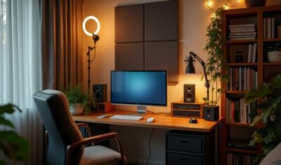 Домашняя студия для видео, подкастов и прямых эфиров: как обустроить пространство своими руками