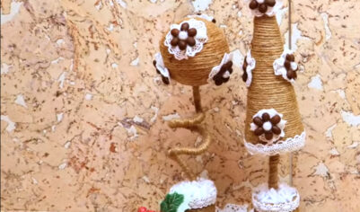 Новогодние Подарки и Поделки Своими Руками из Джута
