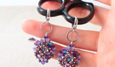 Красивые серьги из бисера своими руками