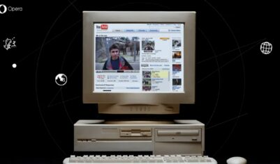 Opera запустила «машину времени» с этапами развития интернета