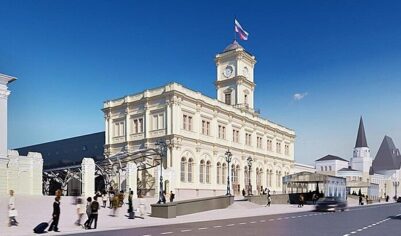 Новый криволинейный навес возведут на Ленинградском вокзале