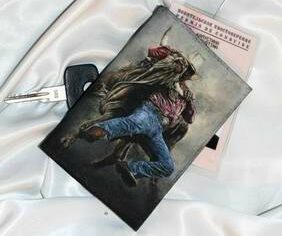 Декупаж обложки для документов своими руками на 23 февраля