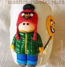 Как сделать декор кружки полимерной глиной