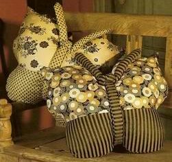 Выкройка для шитья подушки Бабочка