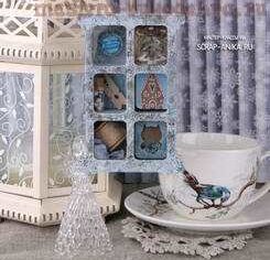 Мастер-класс по скрапбукингу: Новогодние игрушки — шадоубоксы из рамочек для шейкеров