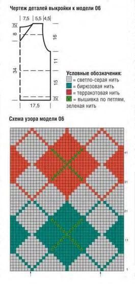 Жилет с классическими ромбами для мальчика4