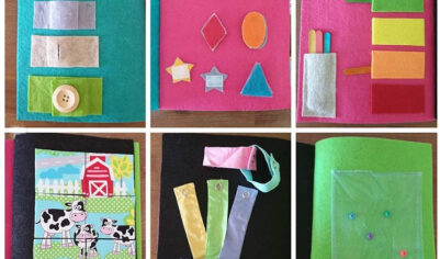 Мягкая развивающая книжка своими руками